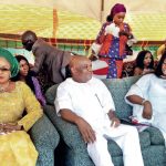 Kalu (m) with wife and Enugu State Deputy Governor, Cecilia Ezeilo (l)
