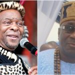 King Goodwill Zwelithini (l), Oba Akiolu (r)