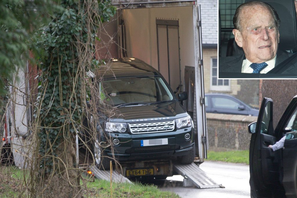 Replacement Land Rover delivered to Prince Philip at the Sandringham Estate, Norfolk, UK  – 18 Jan 2019