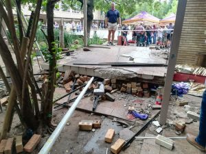 3 children killed in walkway collapse at South African school