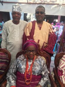 Madam Flora Fadeke Omolade and family