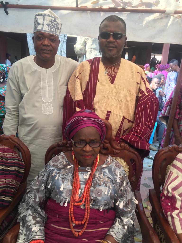 Madam Flora Fadeke Omolade and family