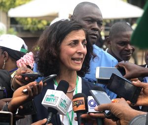 EU EOM Chief Observer Maria Arena