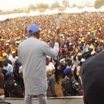 Edo Governor Godwin Obaseki at a campaign rally