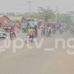 Jubilant youths block Abuja-Keffi highway celebrating Buhari’s re-election