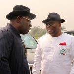 Governor Henry Seriake Dickson (l), Daniel Iworiso-Markson (r)