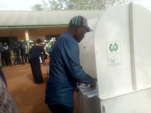 Ortom votes, says I put my trust God