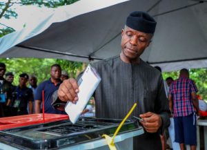 Osinbajo votes, wishes a Nigeria without religious, ethnic sentiments as birthday gift