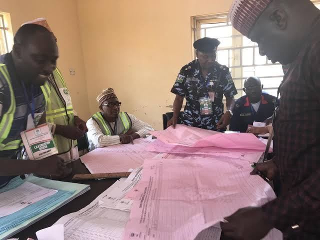 Announcement of Imo results ends in chaos as Onyeagocha, AA agents tear results sheets