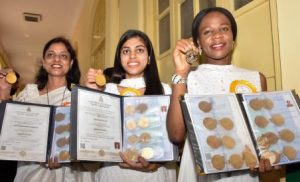 A Nigerian lady of Igbo extraction breaks 100 year record at Indian university