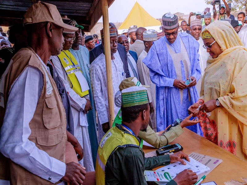 buhari-wife-vote-in-daura