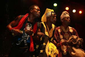 A scene from a recent stage performance of ITAN