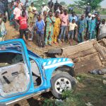 PIC 2. FEDERAL ROAD SAFETY CORPS CRASHED WITH A NISSAN MICRA IN IBADAN (1)