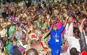 WOMEN AFFAIRS MINISTER, PARENTS AND FREED CHIBOK SCH GIRLS MEETS AGAIN