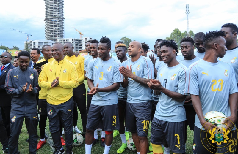 Akufo-Addo-visits-Black-Stars-players