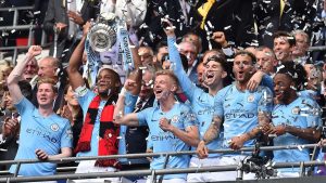 Manchester City beats Watford in FA Cup final to seal historic treble