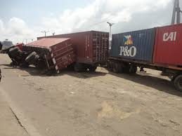 Falling container