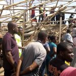 Onitsha: Workers trapped as 3-storey building collapses
