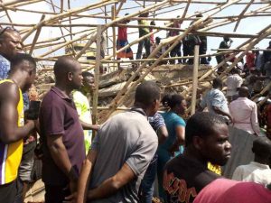 Onitsha: Workers trapped as 3-storey building collapses