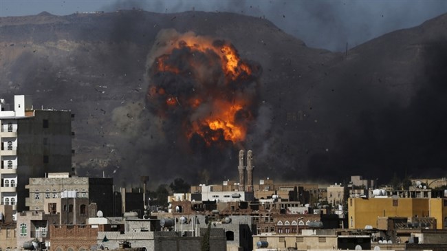 Saudi-led airstrikes pound Sana’a, Yemen’s capital