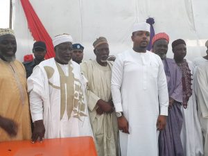 Uzoukwu with his guests on the occasion