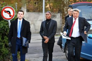 Caster Semenya and her lawyers arrived for a hearing at the Court of Arbitration for Sport.CreditHarold Cunningham/Agence France-Presse — Getty Images
