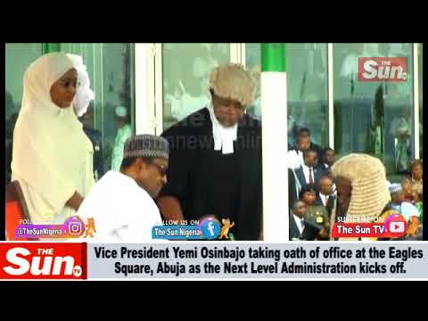 President Buhari, V.P Osinbajo take Oath of office as Next Level Administration kicks off