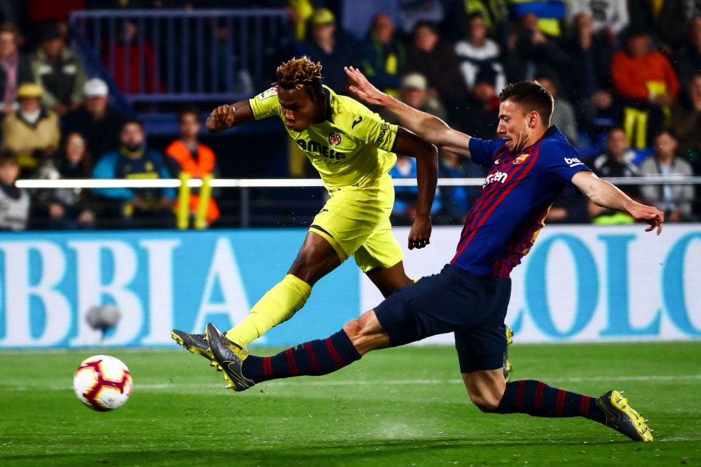 samuel-chukwueze-clement-lenglet-villarreal-barcelona-2019