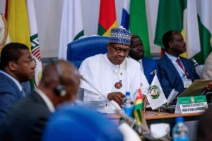 Buhari at ECOWAS