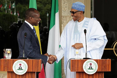 Buhari holds bilateral talks with President Talon of Benin Republic