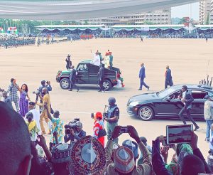 Buhari, world leaders enjoy march parade