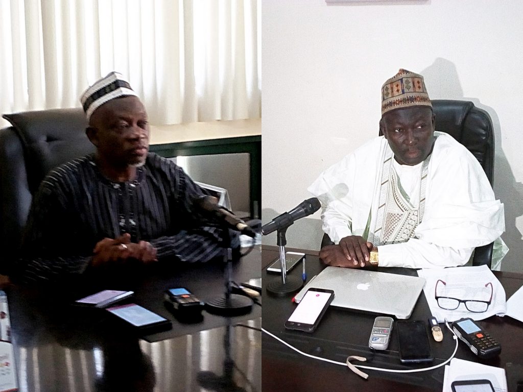 Aliyu (l), Sama (r)