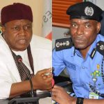 Taraba Governor Ishaku (l), IGP Adamu (r)