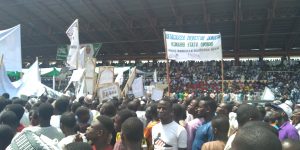 Massive crowd converge for Democracy Day in Borno