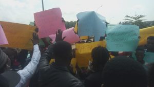 Pandemonium in COZA as protest turns violent 