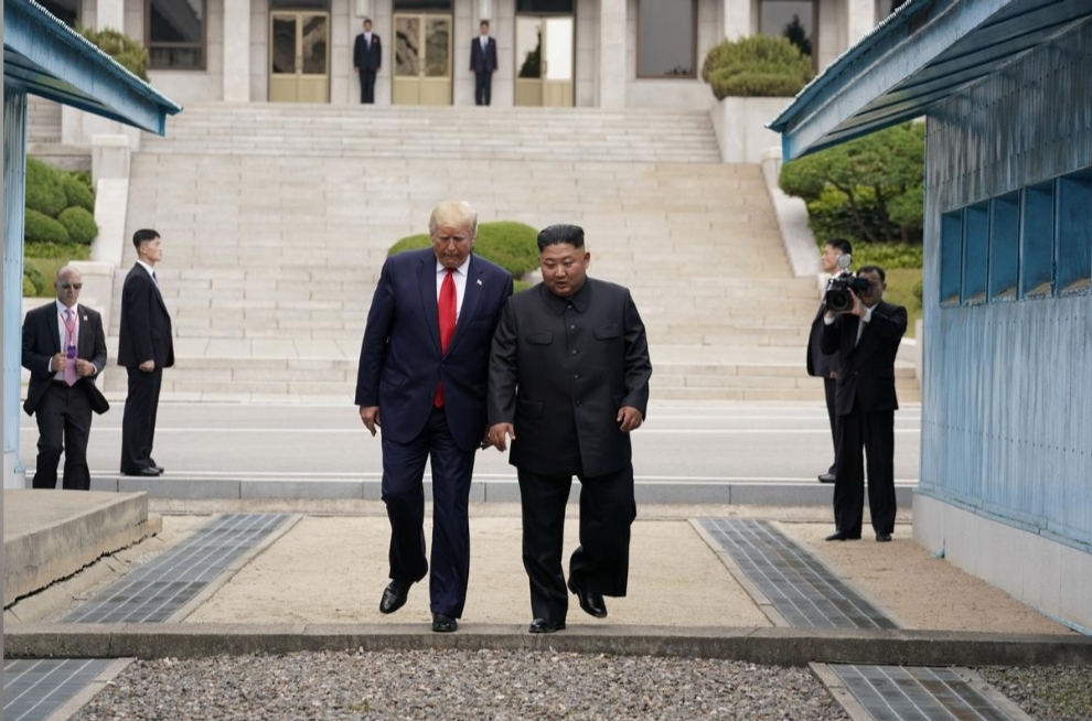 Trump meets Kim at North Korea’s DMZ, becoming first sitting US President Internet