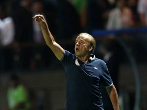 Super Eagles celebrate coach at 66