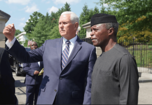 Vice President, Yemi Osinbajo, has assured his American counterpart, Mike Pence