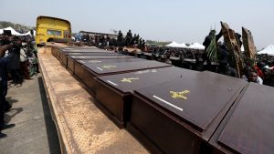 Benue mass burial following Fulani herdsmen attacks in 2018