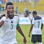 captain while Asamoah Gyan