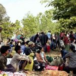 thousands flee