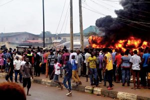 Major fire incident at Ijegun, Lagos, pipeline explosion reported