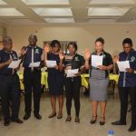 Executive members of ICMC Onitsha Branch being Inaugurated