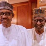 Buhari (left), Kyari (right)