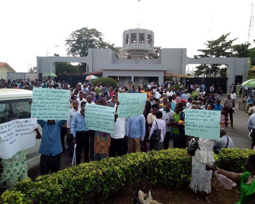 SSANU, NASU protest grounds University of Ibadan