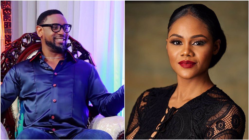 Pastor Biodun Fatoyinbo (l), Busola Dakolo  (r)