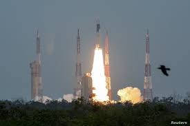 India launches historic bid to put spacecraft on Moon