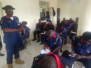 NSCDC officers in Ebonyi State undergoing psychological test