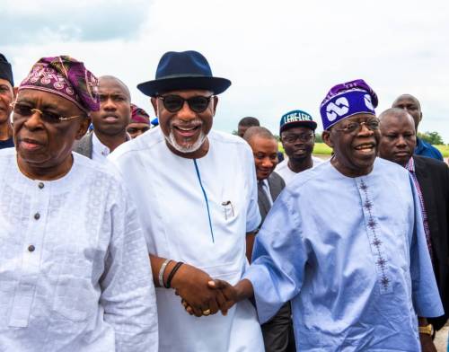 Ondo guber- Tinubu, Fayemi, Akande trouble-shoot for Akeredolu
