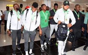 Pic.-4.-Super-Eagles-return-from-2019-AFCON-in-Egypt